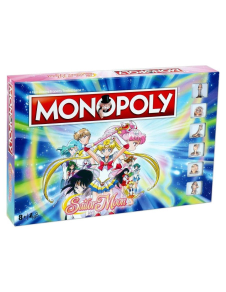 Juego de Mesa Monopoly Sailor Moon - 2+ Jugadores - 9+ Años Juego de Mesa Monopoly Sailor Moon - 2+ Jugadores - 9+ Años