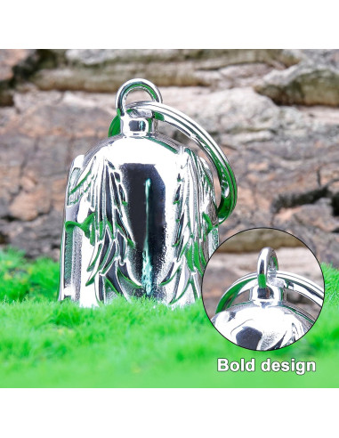 Campana de Motocicleta CYZBTBl 3D Plata - Accesorio de Seguridad