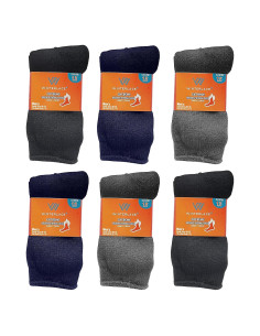 6 Pares de Calcetines Térmicos Hombre - Forro Cepillado Invierno