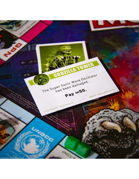 Monopoly Godzilla USAopoly - Juego de mesa coleccionable Monopoly Godzilla USAopoly - Juego de mesa coleccionable