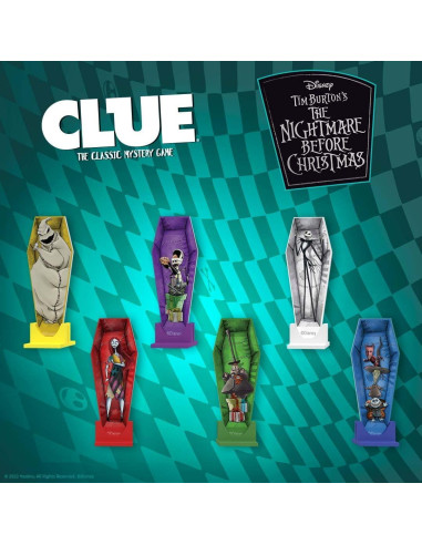 Juego de Clue Disney El extraño mundo de Jack - 2 a 6 jugadores