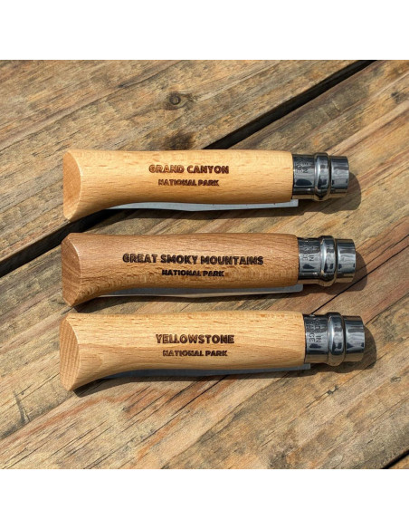 Cuchillo Plegable Opinel No.08 Great Smoky Mountains - Acero Inoxidable Cuchillo Plegable Opinel No.08 Great Smoky Mountains - Acero Inoxidable