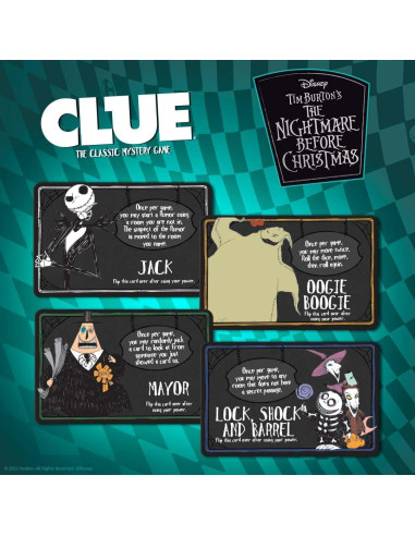 Juego de Clue Disney El extraño mundo de Jack - 2 a 6 jugadores