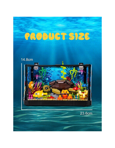 Conjunto de Bloques de Construcción SEMKY Tortuga LED 753 Piezas Conjunto de Bloques de Construcción SEMKY Tortuga LED 753 Piezas