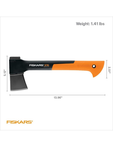 Conjunto de Preparación de Madera Fiskars: Hacha X7 y Afilador Conjunto de Preparación de Madera Fiskars: Hacha X7 y Afilador