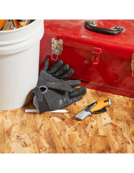 Cuchillo de Utilidad Fiskars Pro Safety - Cuchilla Retráctil Automática Cuchillo de Utilidad Fiskars Pro Safety - Cuchilla Retráctil Automática