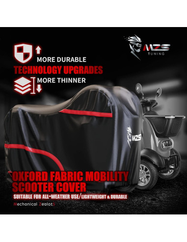 Cubierta Impermeable para Scooter MZS hasta 121.92 cm