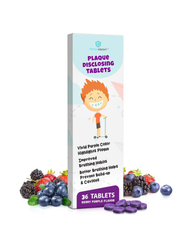 Tabletas Disclosing Dentales Fresh Knight - 28.35g (1 Paquete)