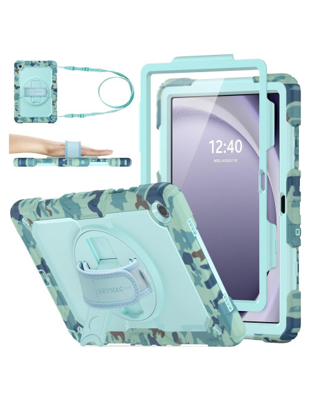 Estuche SEYMAC para Samsung Galaxy Tab A9+ 11" Camo Azul Estuche SEYMAC para Samsung Galaxy Tab A9+ 11" Camo Azul