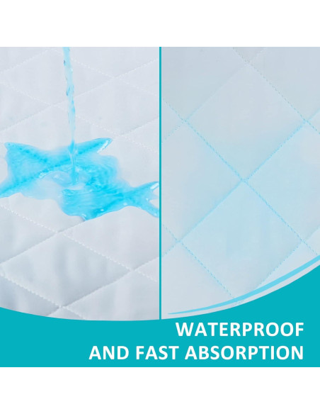 Almohadilla de Cama KANECH Queen Lavable Impermeable 152x203cm Almohadilla de Cama KANECH Queen Lavable Impermeable 152x203cm