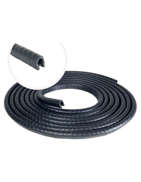 Bisel de Goma Negro M M SEALS 3.05 Metros Flexible Bisel de Goma Negro M M SEALS 3.05 Metros Flexible