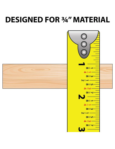 Protector de Borde para Puerta de Gabinete Outwater 3/4" Claro - Paquete de 3