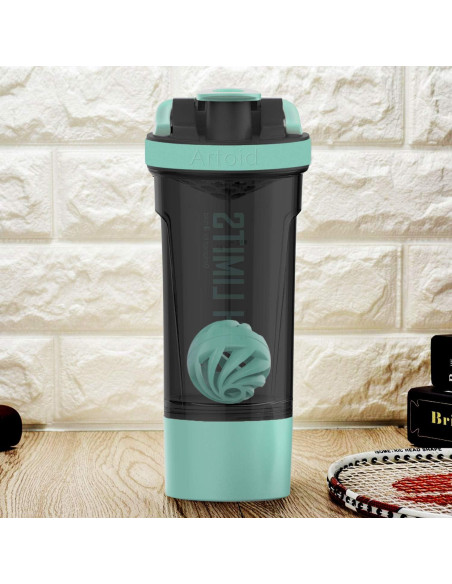 Botella Deportiva Artoid Mode 720ml Libre de BPA Verde Aqua/Negro Botella Deportiva Artoid Mode 720ml Libre de BPA Verde Aqua/Negro