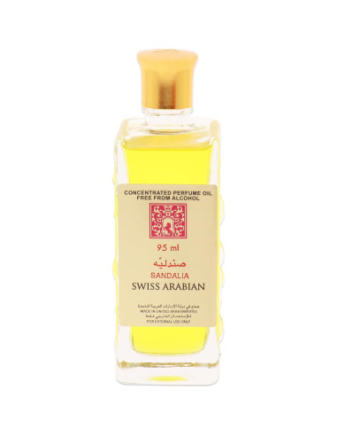 Aceite de Perfume Swiss Arabian Sandalia 90 ml - Sin Alcohol