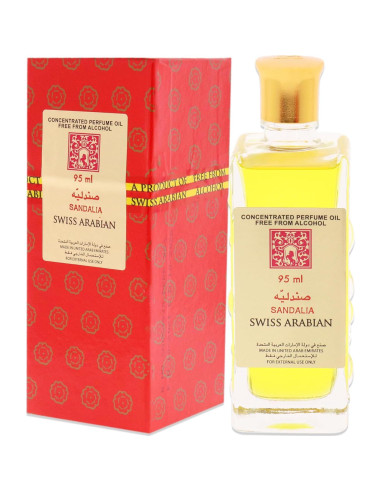 Aceite de Perfume Swiss Arabian Sandalia 90 ml - Sin Alcohol