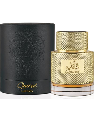 Perfume Lattafa Qaa'ed 100 ml - Amaderado y Picante para Hombres