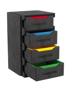 Caja de Tokens Gamegenic - Almacenamiento Multifuncional Negro 2