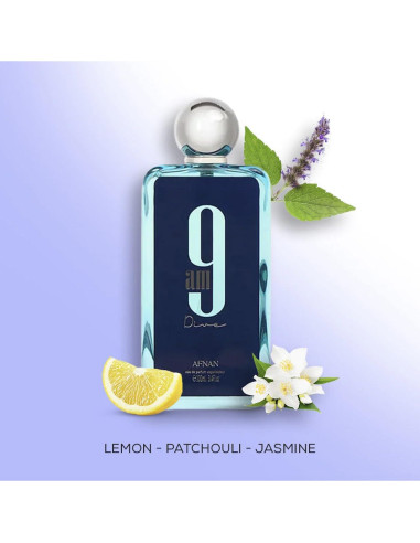 Afnan 9 AM Dive Eau de Parfum Unisex 100ml - Fragancia Acuática
