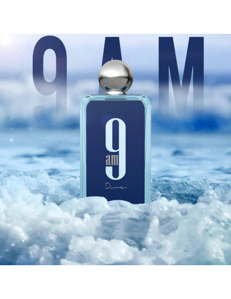 Afnan 9 AM Dive Eau de Parfum Unisex 100ml - Fragancia Acuática Afnan 9 AM Dive Eau de Parfum Unisex 100ml - Fragancia Acuática