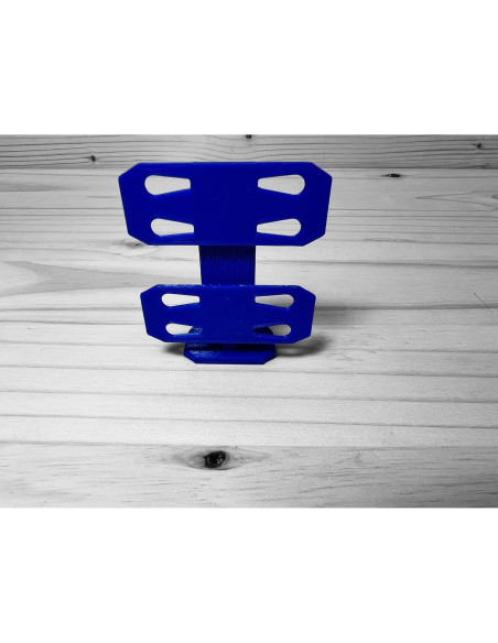 Soporte de Pared para Pistas Hot Wheels - 2 Carriles Azul Soporte de Pared para Pistas Hot Wheels - 2 Carriles Azul