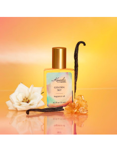 Aceite de Fragancia Kuumba Made Golden Sky 15 ml - Vainilla, Rosa, Ámbar 2
