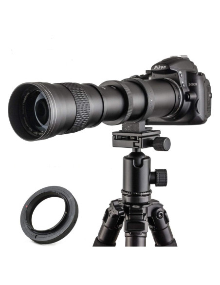 Lente Telefoto JINTU 420-800mm f/8.3 para Canon DSLR Lente Telefoto JINTU 420-800mm f/8.3 para Canon DSLR