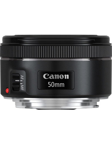 Lente Canon EF 50mm f/1.8 STM + Kit de Filtros y Limpieza