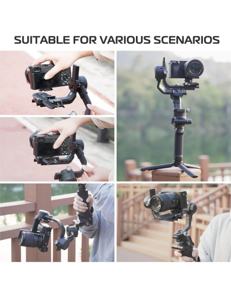 Adaptador de Liberación Rápida ULANZI F38 para DJI Ronin-S/RS2/RSC2 Adaptador de Liberación Rápida ULANZI F38 para DJI Ronin-S/RS2/RSC2