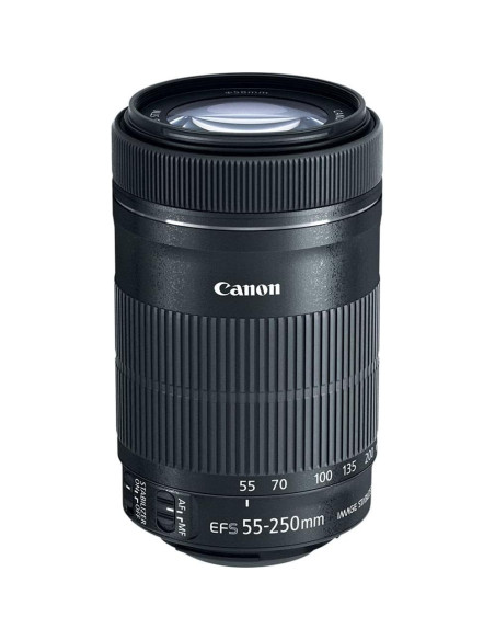 Lente Canon EF-S 55-250mm f/4-5.6 IS STM + Kit de Filtros Lente Canon EF-S 55-250mm f/4-5.6 IS STM + Kit de Filtros