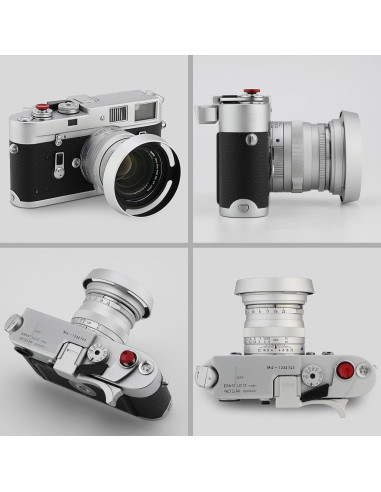Capucha de Lente Redonda de Metal Haoge LH-ZV05W para Zeiss y Voigtlander