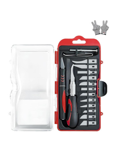 Juego de Cuchillos Exacto Kifortia con Guantes Resistentes