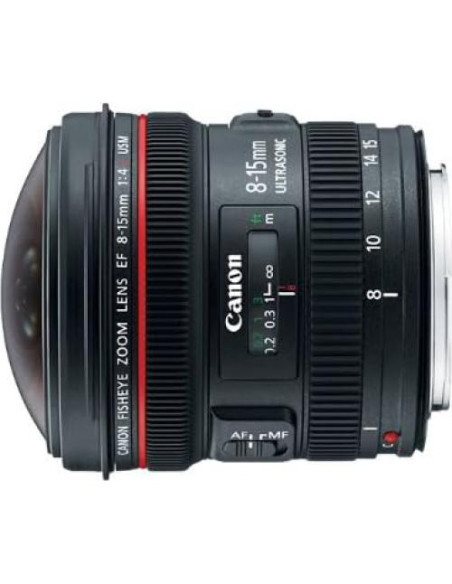 Lente Canon EF 8-15mm f/4L Ojo de Pez USM Zoom Gran Angular Lente Canon EF 8-15mm f/4L Ojo de Pez USM Zoom Gran Angular