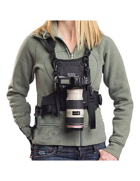 Arnés de cámara doble hombro Nicama S-VEST Pro para DSLR Arnés de cámara doble hombro Nicama S-VEST Pro para DSLR