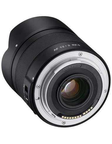 Lente Prime Ultra Gran Angular Rokinon AF 12mm F2 para Canon RF-S