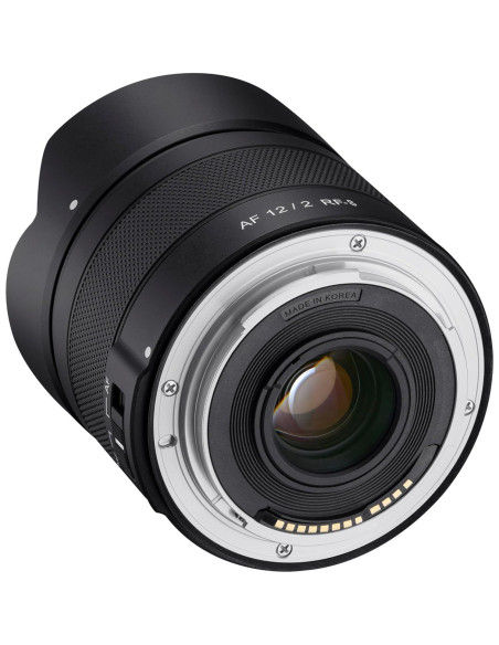 Lente Prime Ultra Gran Angular Rokinon AF 12mm F2 para Canon RF-S Lente Prime Ultra Gran Angular Rokinon AF 12mm F2 para Canon RF-S