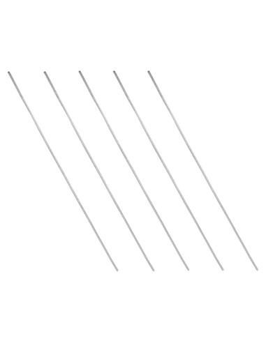 Barras de Acero Inoxidable TOP-VIGOR 5pcs 1mm x 100mm para DIY