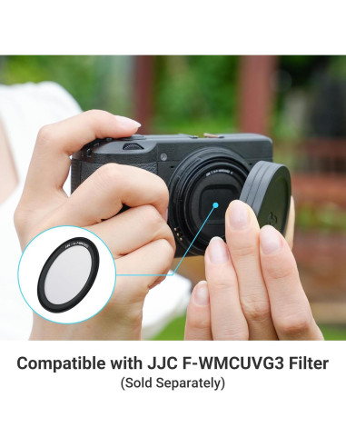 Tapa de Lente de Aluminio JJC para Ricoh GRIII GRII - Protección Ligera