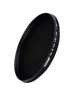 Filtro ND Variable Zomei 62mm Densidad Neutra ND2-ND400