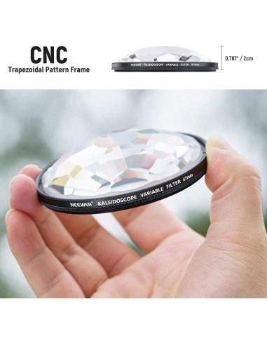 Filtro Prisma Kaleidoscopio NEEWER 67mm de Vidrio Óptico