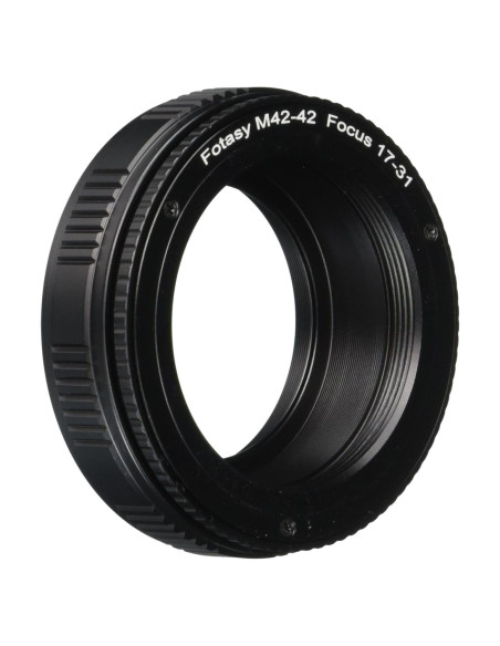 Adaptador Macro Helicoide Fotasy M42 17-31mm Aluminio Adaptador Macro Helicoide Fotasy M42 17-31mm Aluminio