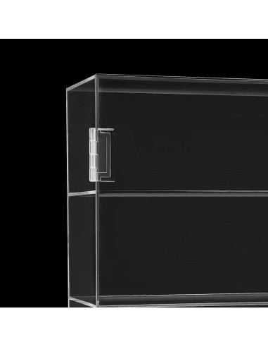 Caja de Exhibición Acrílica Transparente 4 Capas con Cerradura