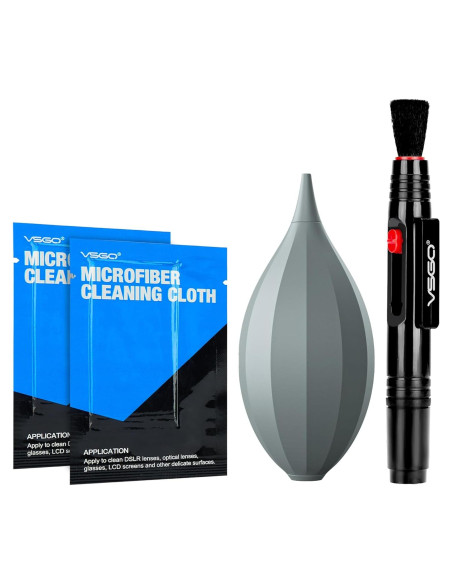 Kit de Limpieza de Cámara 4 en 1 VSGO para DSLR Kit de Limpieza de Cámara 4 en 1 VSGO para DSLR