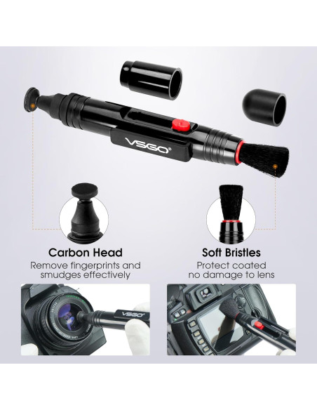 Kit de Limpieza de Cámara 4 en 1 VSGO para DSLR Kit de Limpieza de Cámara 4 en 1 VSGO para DSLR