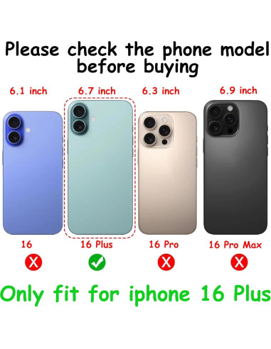 Reemplazo Lente Cámara Trasera iPhone 16 Plus con Adhesivo