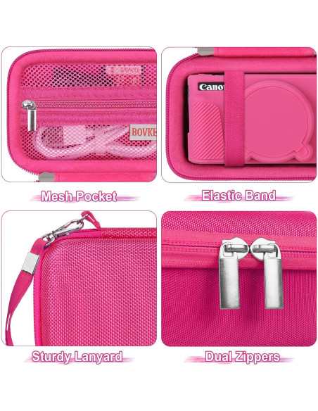 Funda Protectora BOVKE para Cámara Canon PowerShot SX740/SX730 - Silicona Roja Funda Protectora BOVKE para Cámara Canon PowerShot SX740/SX730 - Silicona Roja