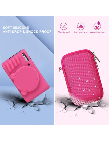 Funda Protectora BOVKE para Cámara Canon PowerShot SX740/SX730 - Silicona Roja Funda Protectora BOVKE para Cámara Canon PowerShot SX740/SX730 - Silicona Roja