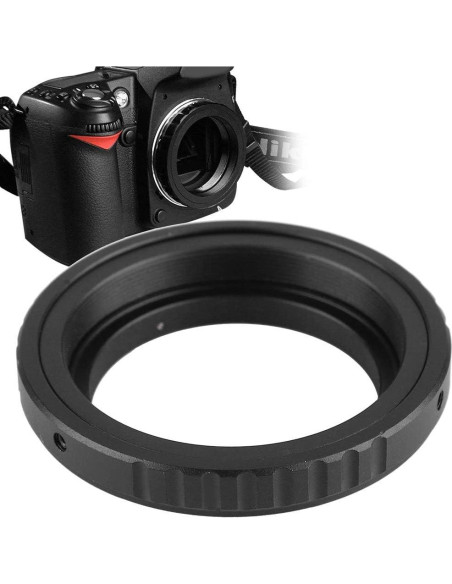 Adaptador M48 Pomya para Cámara Nikon y Canon - Aluminio Adaptador M48 Pomya para Cámara Nikon y Canon - Aluminio
