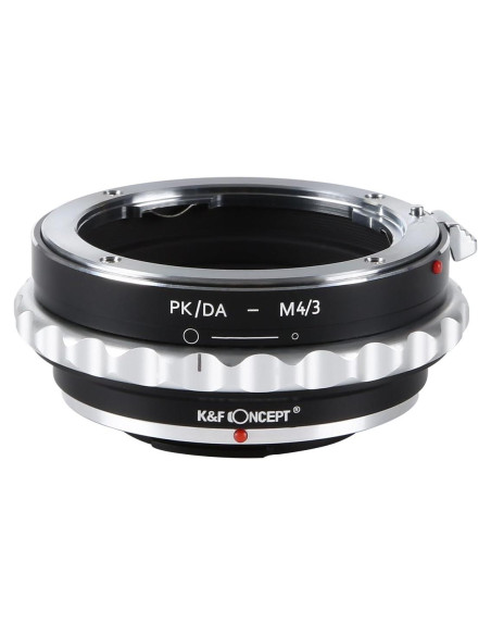 Adaptador de Montura K&F Concept Pentax PK a M4/3 Manual Adaptador de Montura K&F Concept Pentax PK a M4/3 Manual