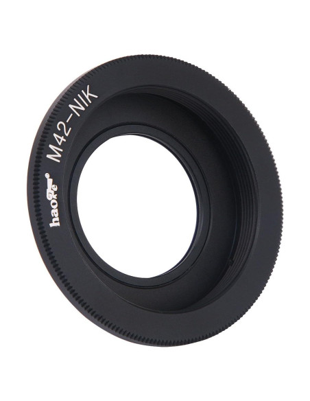 Adaptador de Lente Manual Haoge M42 a Nikon F 42mm Adaptador de Lente Manual Haoge M42 a Nikon F 42mm