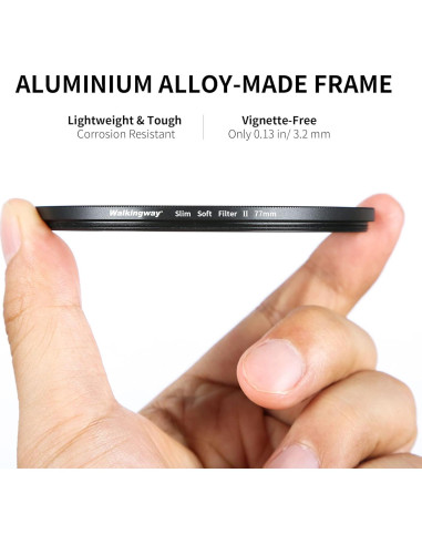 Filtro de Niebla Blanca Walking Way 67MM Difusor Suave